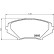 Kit de plaquettes de frein, frein à disque P49034 Brembo, Vignette 2