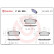 Kit de plaquettes de frein, frein à disque P49035 Brembo, Vignette 2
