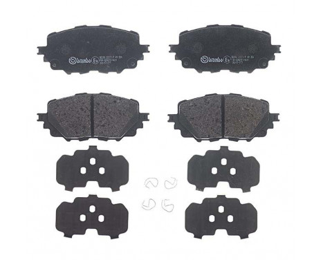 Kit de plaquettes de frein, frein à disque P49054 Brembo