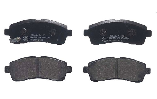 Kit de plaquettes de frein, frein à disque P49057 Brembo