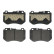 Kit de plaquettes de frein, frein à disque P50123 Brembo, Vignette 3
