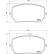 Kit de plaquettes de frein, frein à disque P50149 Brembo