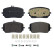Kit de plaquettes de frein, frein à disque P50149 Brembo, Vignette 2
