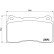 Kit de plaquettes de frein, frein à disque P54040 Brembo, Vignette 2