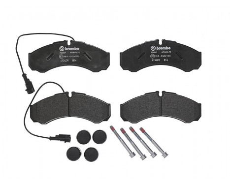 Kit de plaquettes de frein, frein à disque P56069 Brembo