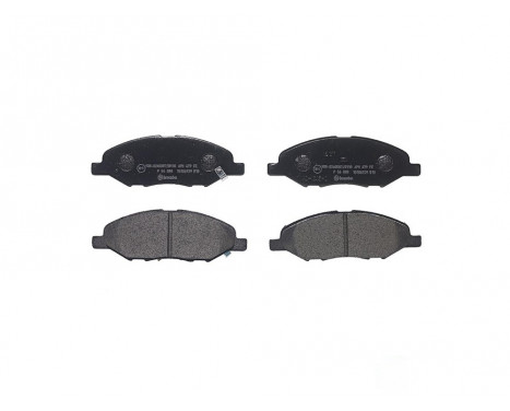 Kit de plaquettes de frein, frein à disque P56088 Brembo