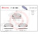Kit de plaquettes de frein, frein à disque P59058 Brembo, Vignette 2