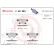 Kit de plaquettes de frein, frein à disque P59083 Brembo, Vignette 2
