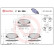 Kit de plaquettes de frein, frein à disque P59096 Brembo, Vignette 2