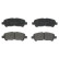 Kit de plaquettes de frein, frein à disque P83138 Brembo, Vignette 3