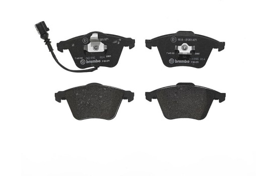 Kit de plaquettes de frein, frein à disque P85079 Brembo, Image 3