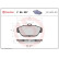 Kit de plaquettes de frein, frein à disque P86007 Brembo, Vignette 2