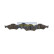 Kit de plaquettes de frein, frein à disque PA-0001AF Japanparts, Vignette 2