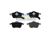 Kit de plaquettes de frein, frein à disque PA-0004AF Japanparts