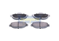 Kit de plaquettes de frein, frein à disque PA-0016AF Japanparts