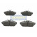 Kit de plaquettes de frein, frein à disque PA-001AF Japanparts, Vignette 2