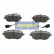 Kit de plaquettes de frein, frein à disque PA-0024AF Japanparts, Vignette 2