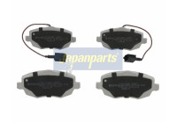 Kit de plaquettes de frein, frein à disque PA-0024AF Japanparts