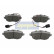 Kit de plaquettes de frein, frein à disque PA-0024AF Japanparts, Vignette 2
