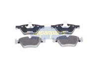 Kit de plaquettes de frein, frein à disque PA-0048AF Japanparts