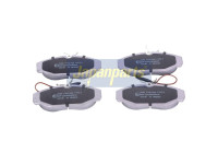 Kit de plaquettes de frein, frein à disque PA-0056AF Japanparts