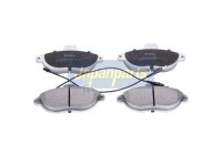 Kit de plaquettes de frein, frein à disque PA-0063AF Japanparts