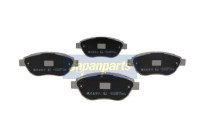 Kit de plaquettes de frein, frein à disque PA-0080AF Japanparts