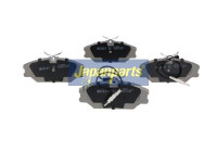 Kit de plaquettes de frein, frein à disque PA-0081AF Japanparts