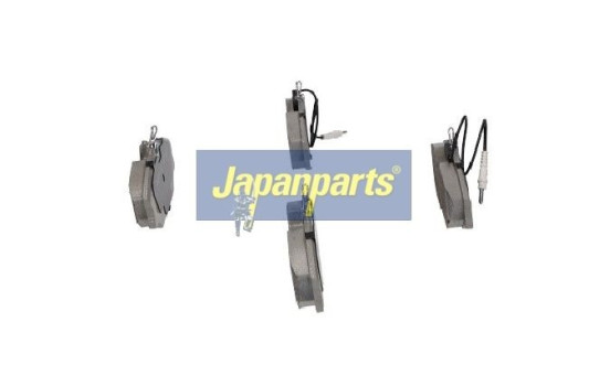 Kit de plaquettes de frein, frein à disque PA-0081AF Japanparts, Image 3