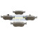 Kit de plaquettes de frein, frein à disque PA-0094AF Japanparts, Vignette 2