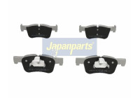 Kit de plaquettes de frein, frein à disque PA-0104AF Japanparts