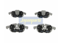 Kit de plaquettes de frein, frein à disque PA-011AF Japanparts