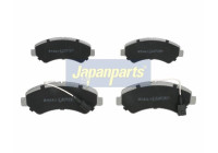 Kit de plaquettes de frein, frein à disque PA-0245AF Japanparts