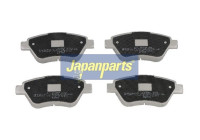 Kit de plaquettes de frein, frein à disque PA-0248AF Japanparts
