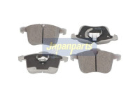 Kit de plaquettes de frein, frein à disque PA-027AF Japanparts