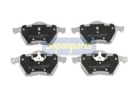 Kit de plaquettes de frein, frein à disque PA-0312AF Japanparts