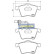 Kit de plaquettes de frein, frein à disque PA-0314AF Japanparts, Vignette 2