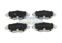 Kit de plaquettes de frein, frein à disque PA-0318AF Japanparts