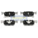 Kit de plaquettes de frein, frein à disque PA-0401AF Japanparts