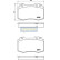 Kit de plaquettes de frein, frein à disque PA-0510AF Japanparts, Vignette 2