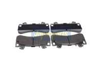 Kit de plaquettes de frein, frein à disque PA-0528AF Japanparts