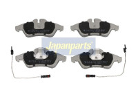 Kit de plaquettes de frein, frein à disque PA-0537AF Japanparts