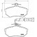 Kit de plaquettes de frein, frein à disque PA-0903AF Japanparts, Vignette 2