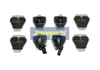Kit de plaquettes de frein, frein à disque PA-0920AF Japanparts