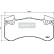 Kit de plaquettes de frein, frein à disque PA-0926AF Japanparts, Vignette 2