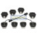 Kit de plaquettes de frein, frein à disque PA-0928AF Japanparts