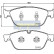 Kit de plaquettes de frein, frein à disque PA-0930AF Japanparts, Vignette 2