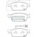 Kit de plaquettes de frein, frein à disque PA-0953AF Japanparts, Vignette 2