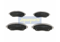 Kit de plaquettes de frein, frein à disque PA-1004AF Japanparts