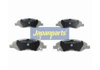 Kit de plaquettes de frein, frein à disque PA-127AF Japanparts